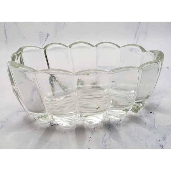 Vintage 6 Inch Crystal Spoon Fork Buffet Silverware Holder - Picture 4 of 6